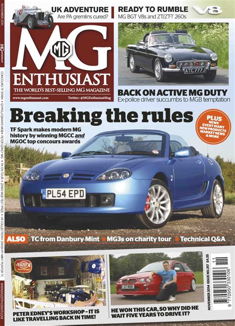 Mg Enthusiast Magazine Vol44 No11 Breaking The Rules Back Issue