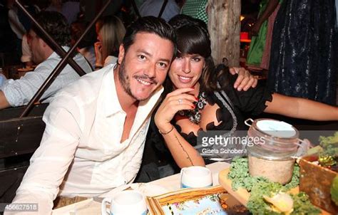 Rene Benko and his wife Nathalie Benko during Oktoberfest at ...