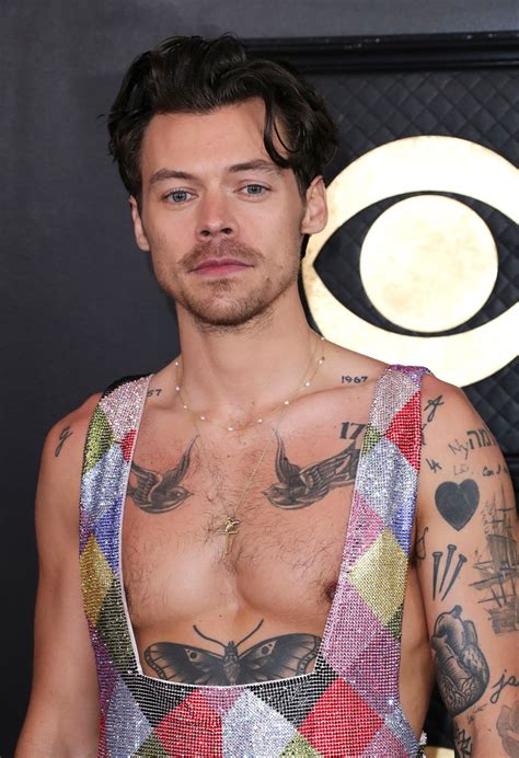 Harry Styles Goes Shirtless In Jumpsuit At 2023 Grammy Awards Atelier Yuwaciaojp