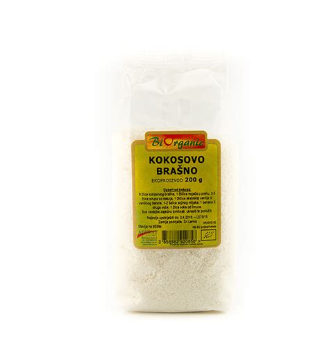 Kokosovo Ribano brašno organsko 200g Biorganic Pharma BIO biljna