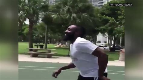 James Harden completes #DriveByDunkChallenge - ABC13 Houston