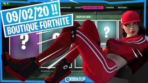 🌐 Boutique Fortnite Du 09 Février 2020 Youtube