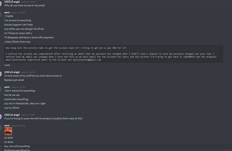 Account Hacked Discord