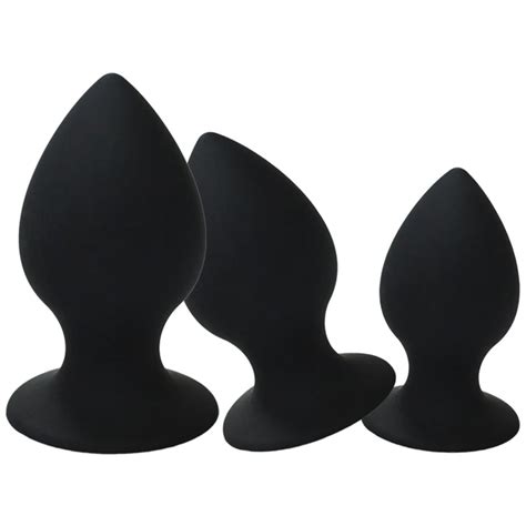 Black Color Durable Anal Butt Plug Sex Toy For Women Sex Butt Plug Sex