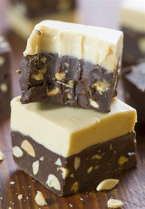 Chocolate Peanut Butter Fudge Simplest Layered Fudge Dessert Recipe