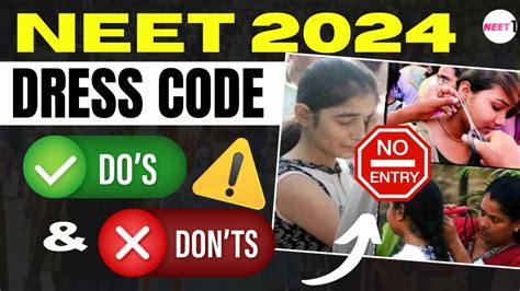 Neet Dress Code Do Don Ts Neet Neet Dresscode