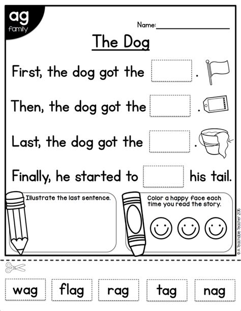 Interactive Reading Passages Short Vowel Word Families A Teachable Teacher