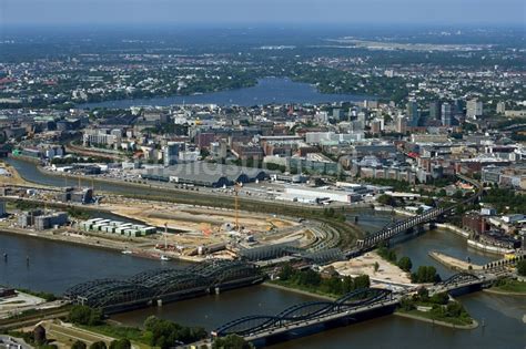 Hamburg Von Oben Baustelle Zum Neubau Des Hochhaus Geb Udekomplexes