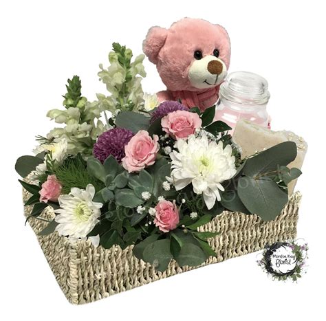 Baby Girl Flowers and Gift Hamper – Moreton Bay Florist