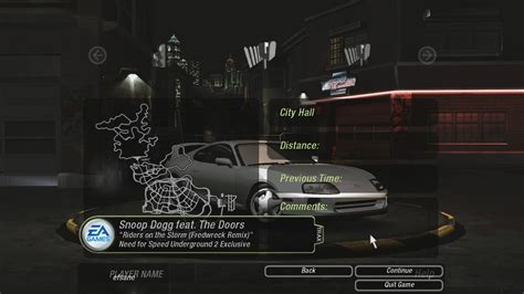 Need For Speed Underground 2 My Map 2 Youtube