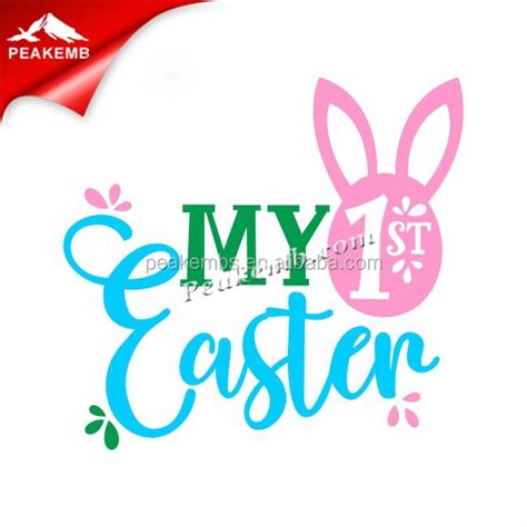 Wholesale Latest Design Pu Vinyl Easter Rhinestone Hotfix Transfer