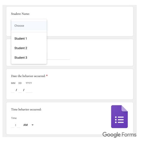 Student Behavior Tracking Form For Iep Fba Bip Progress Monitoring Etsy