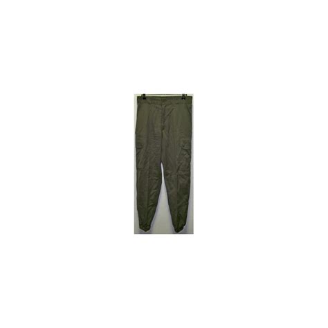 Pantalon Kaki Armée Française Satin 300 F2 Occasion