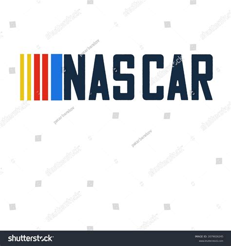 Nascar Logo Design Vector Illustration Royalty Free Stock Vector