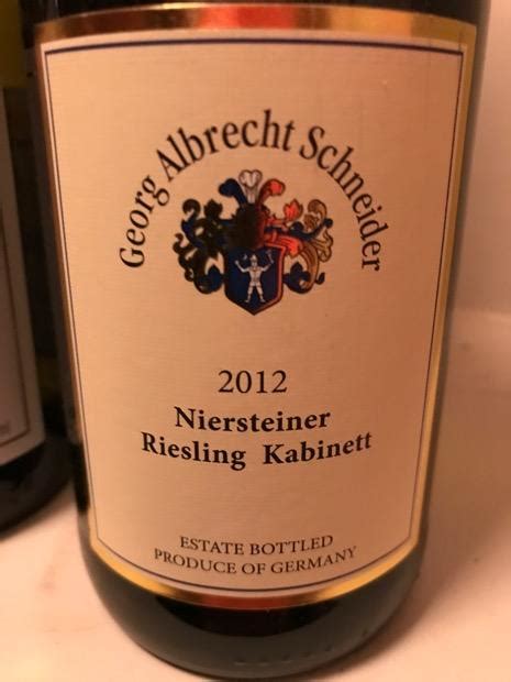 2013 Georg Albrecht Schneider Niersteiner Hipping Riesling Spätlese