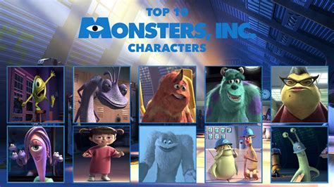 My Top 10 Favorite Monsters Inc Characters By Lewdchucke On Deviantart