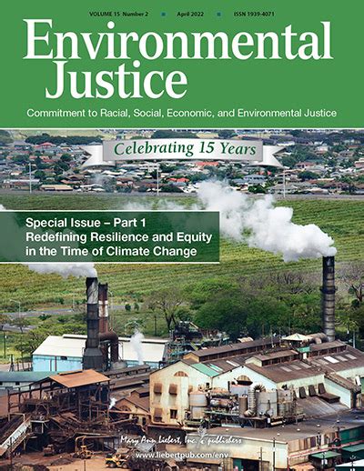 Environmental Justice Mary Ann Liebert Inc Publishers