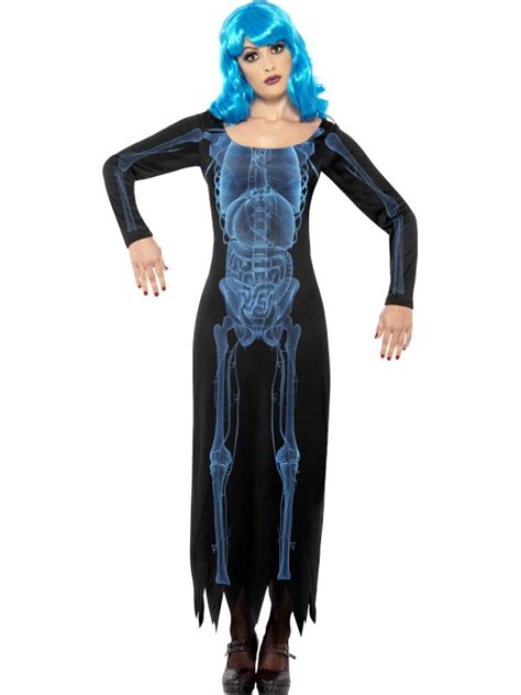 X Ray Skeleton Dress Costume Halloween Women Berkshire