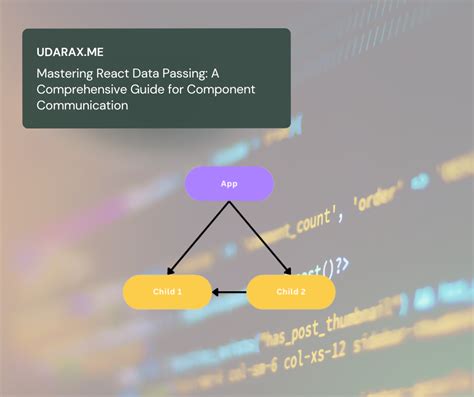 Mastering React Data Passing A Comprehensive Guide For Component Communication 2023 Udara