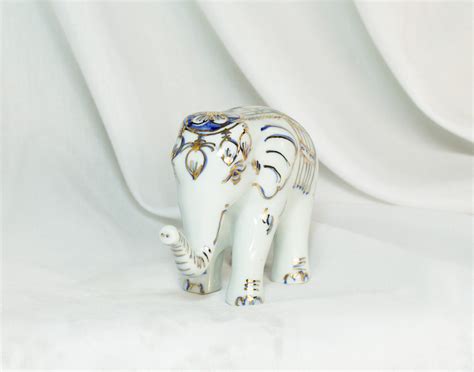 Elephant Collectable Figurine Gold Trim Cynthia S Attic Direct