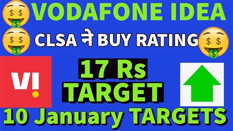 Vodafone Idea Share Latest News🔥🔥 Vodafone Idea Share Targets🤑🤑vodafone