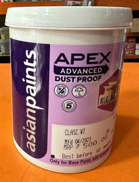 Asian Paints Apex Advanced Dust Proof Emulsion Ltr At Rs In Chennai