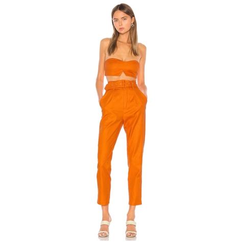 Camila Coelho Pants Jumpsuits Camila Coelho Belted Quinn Trouser