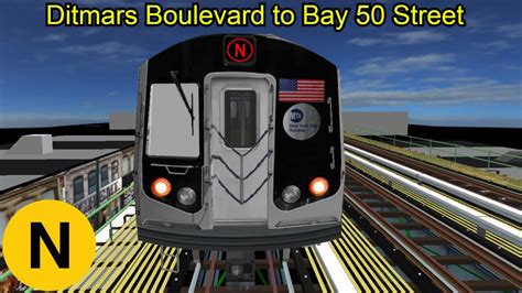 OpenBVE MTA NYCT N Train To Bay 50 Street R160B Siemens YouTube