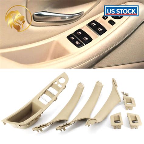 Interior Door Panel Handle Pull Trim Cover For BMW F10 F11 520i 528i