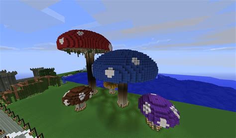 My Attempt At Giant Mushrooms Schematics In Comments Minecraft