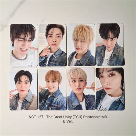 Jual NCT 127 The Great Unity TGU Photocard MD B C D Version