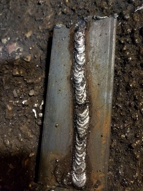 First Smaw Bead In Welding School This Morning I Have So Far To Go