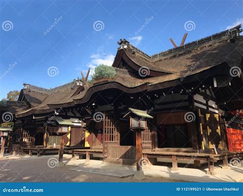 Osaka, Japan - Sumiyoshi Taisha Shrine Stock Image - Image of temple ...