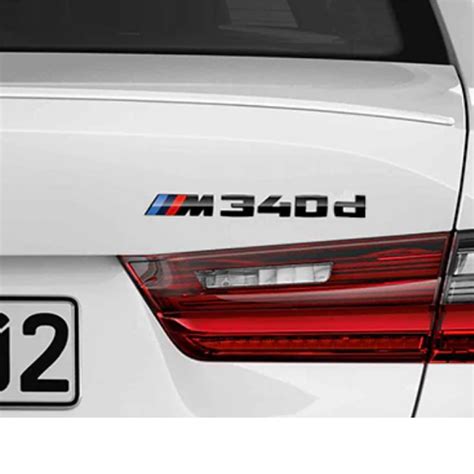 Emblema M 340d Negru Pentru Bmw Emagro