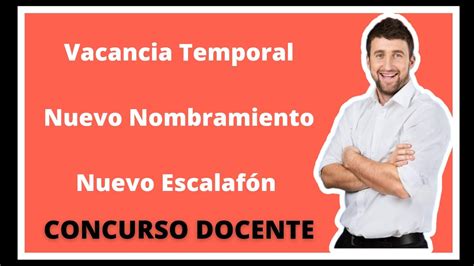 Nombramientos Concurso Docente Nuevo Periodo De Prueba YouTube