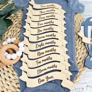 Hot Air Balloon Baby Monthly Milestone Set Baby Monthly Milestone Set Baby Photo Prop