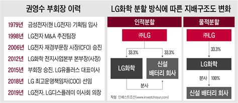 Lg화학의 황금알 배터리 활용 고민키워드는 물적분할·이사회 의장 인베스트조선