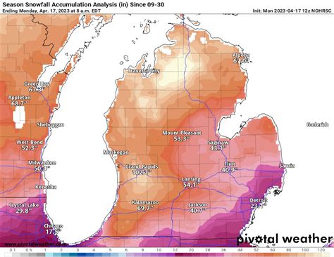 Tired Of Shoveling Grand Rapids Reaches Third Snowiest Season On