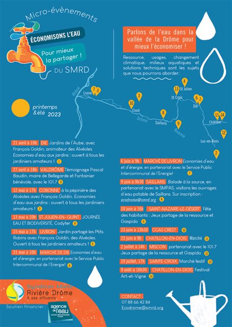 Syndicat Mixte de la Rivière Drôme les rendez vous dans toute la