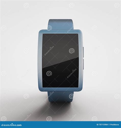 Blue Smartwatch Stock Illustration Illustration Of Digital 70715984