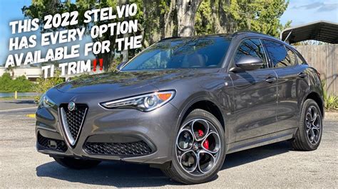 The Most Expensive 2022 Alfa Romeo Stelvio Ti You Can Buy Youtube