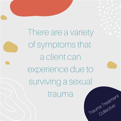 Assessing Sexual Trauma Using Categories Of Symptoms Trauma Treatment