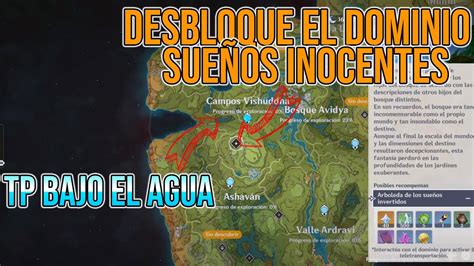 Desbloquea El Dominio Sue Os Inocentes Y El Teleport Bajo El Agua