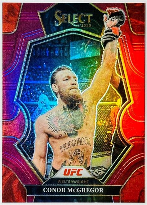 Conor McGregor Maroon 102 Prices 2023 Panini Select UFC UFC Cards