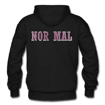 Normal Logo Back Hoodie