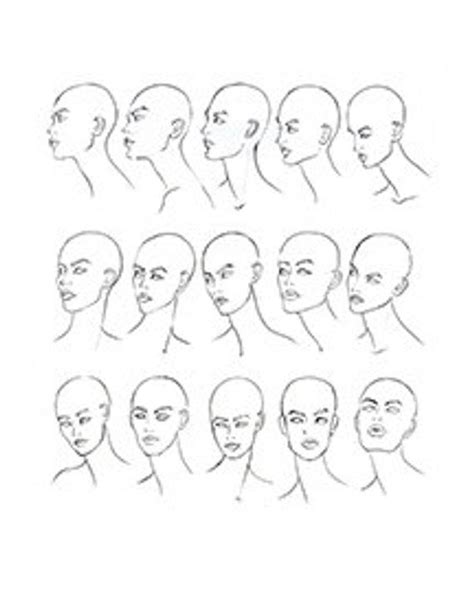 Faces Template - Etsy | Face template, Face drawing, Human face drawing