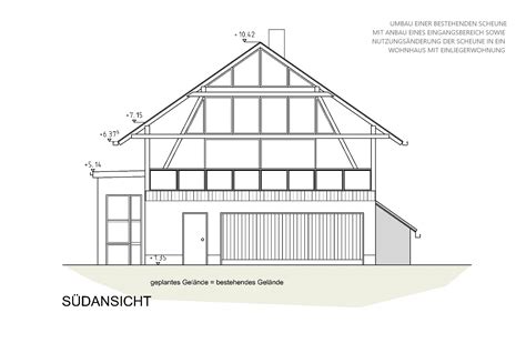 Objekt Sanierung Umbau Einer Scheune Zum Wohnhaus Planungsb Ro M