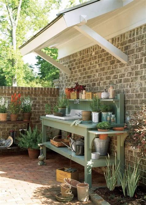 Gorgeous Potting Benches To Inspire Your Garden Plans Garden Sink