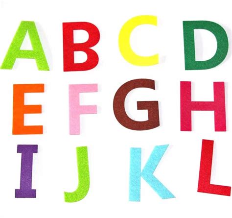 Self Adhesive Felt Alphabet Upper And Lower Case Letters Buy Felt