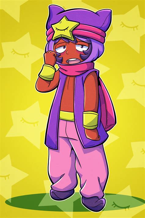 Art Unlocked Sandy A Few Days Ago So I Figure I Draw Him To Celebrate Rbrawlstars